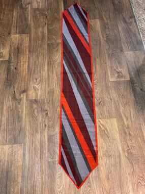 Katja Vintage Scarf Wrap Shawl Red Blue Multi Colored Women’s Silk